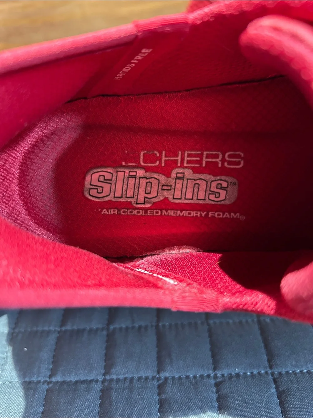Skechers Red Mesh GOWalk Slip-On‎ Trainer